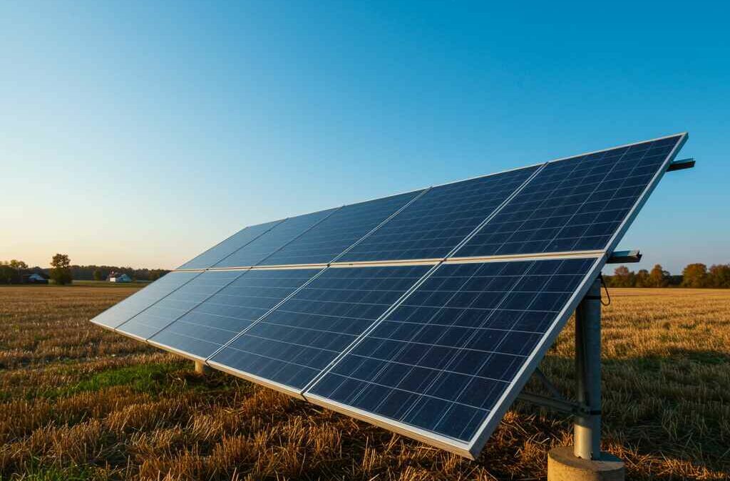 Test panneaux solaires